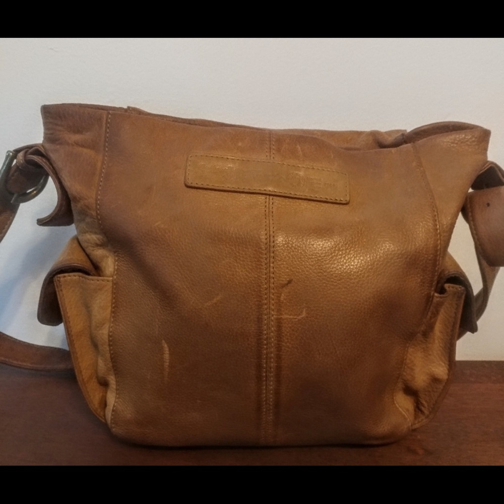 Vintage Fossil Leather Classic Hobo